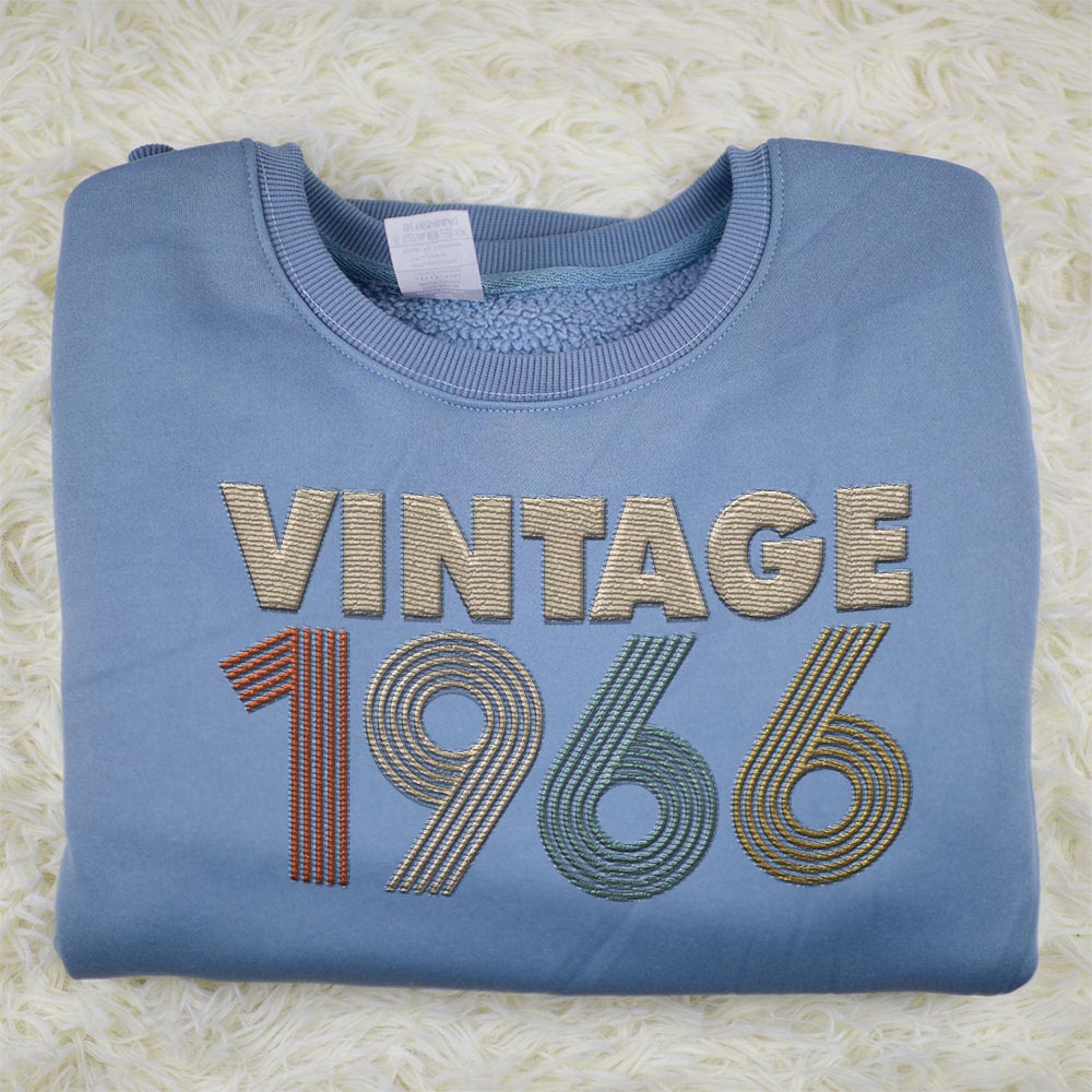 Vintaged 1966 Embroidered Sweatshirt