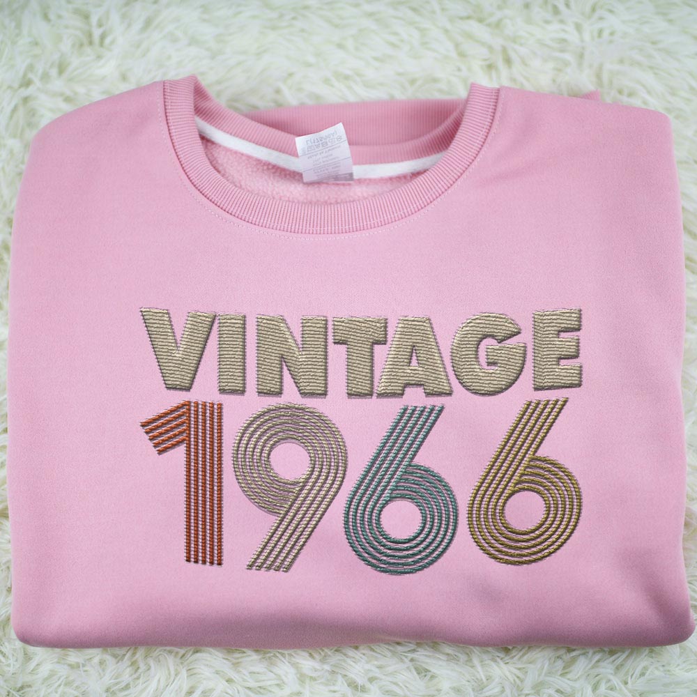 Vintaged 1966 Embroidered Sweatshirt