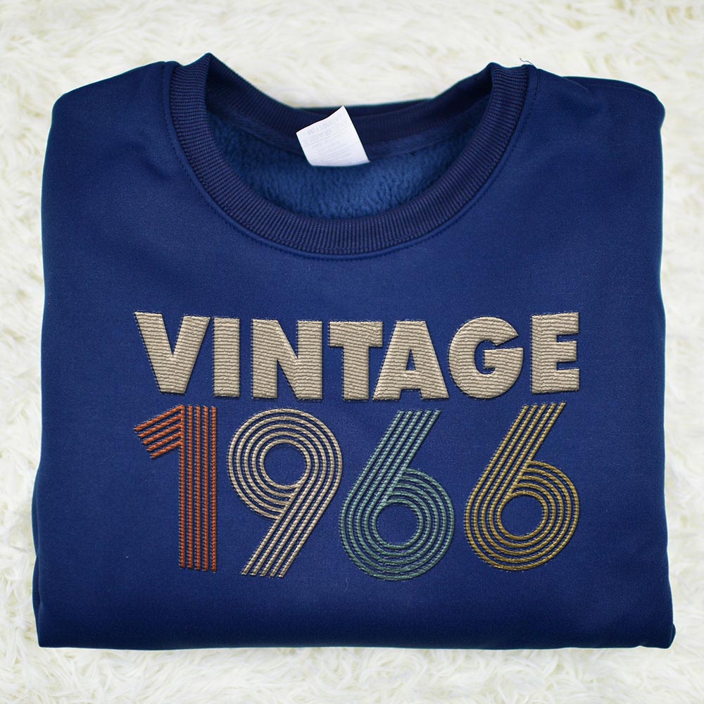 Vintaged 1966 Embroidered Sweatshirt