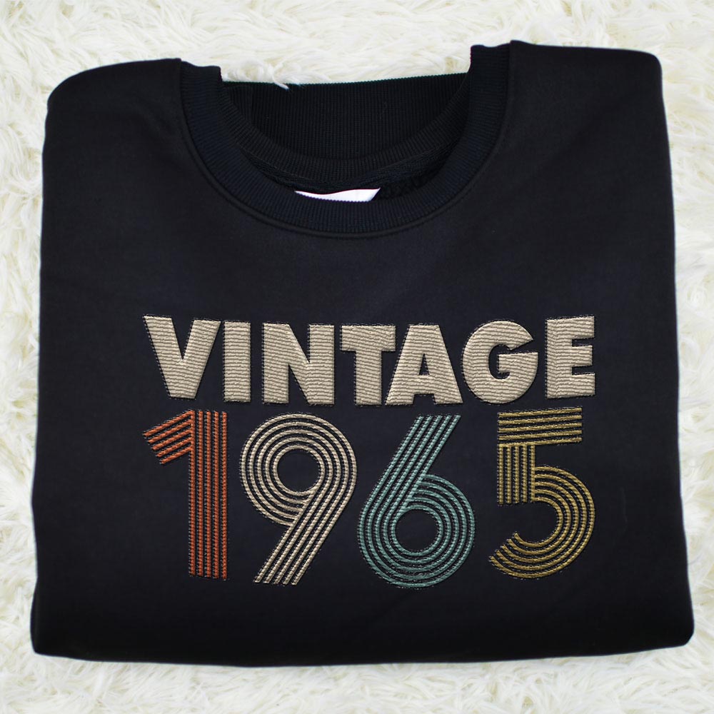Vintaged 1965 Embroidered Sweatshirt