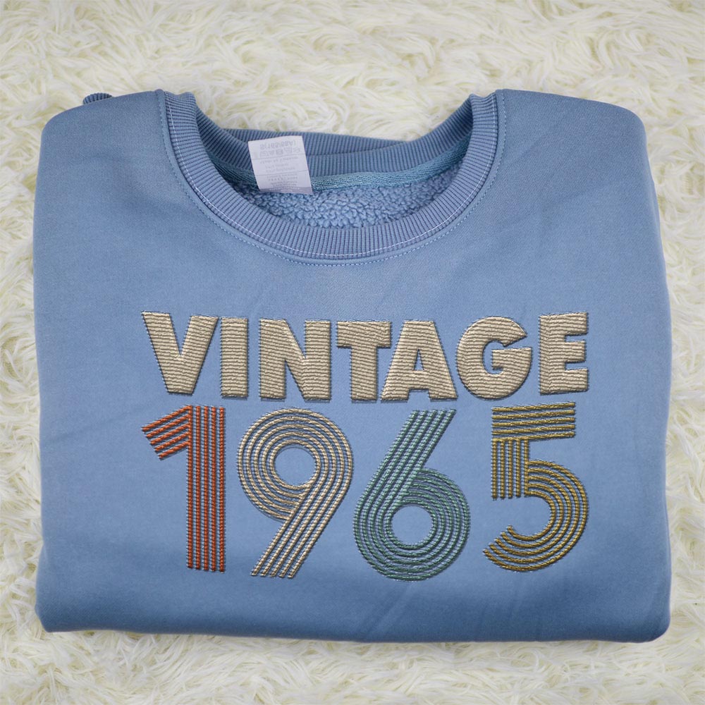 Vintaged 1965 Embroidered Sweatshirt