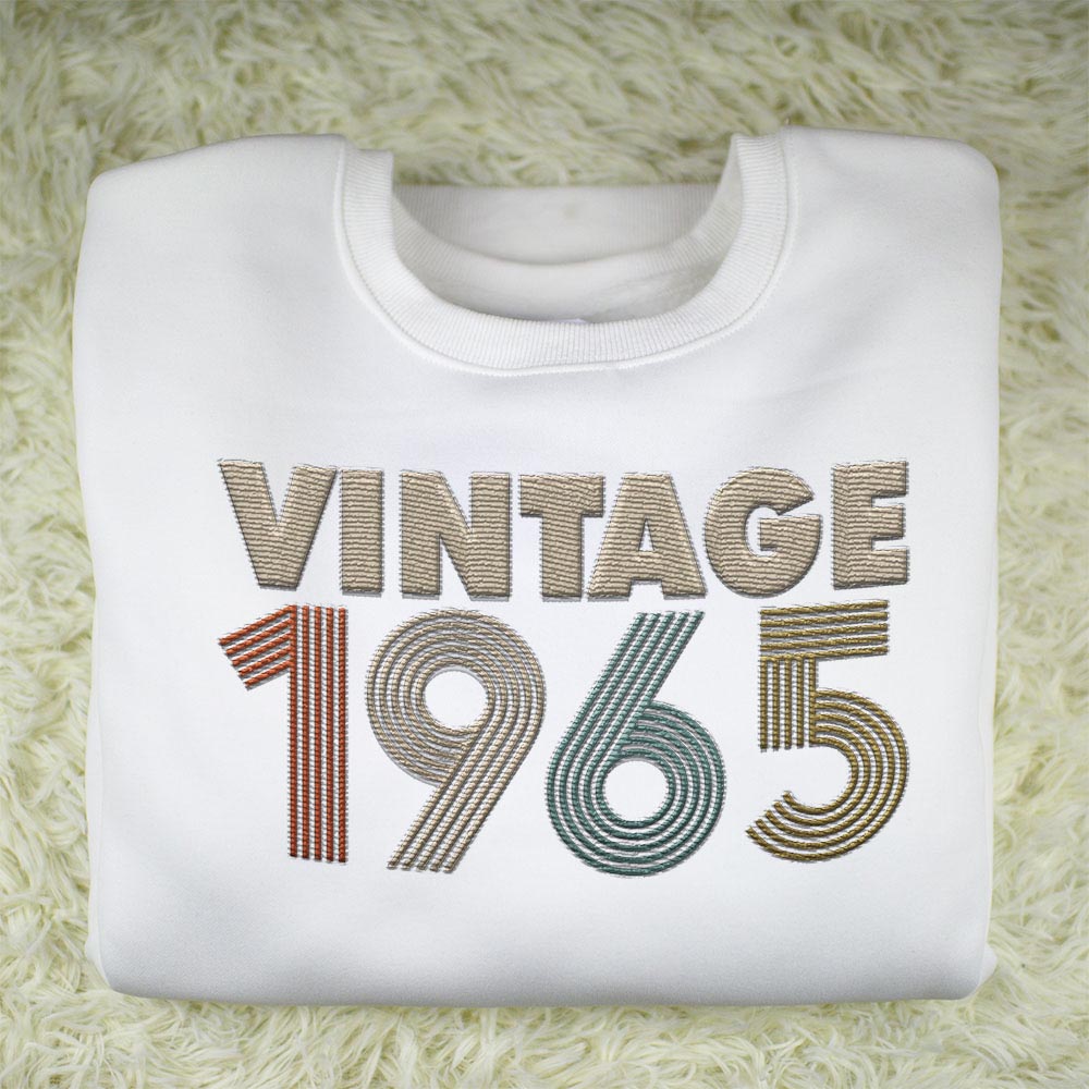 Vintaged 1965 Embroidered Sweatshirt