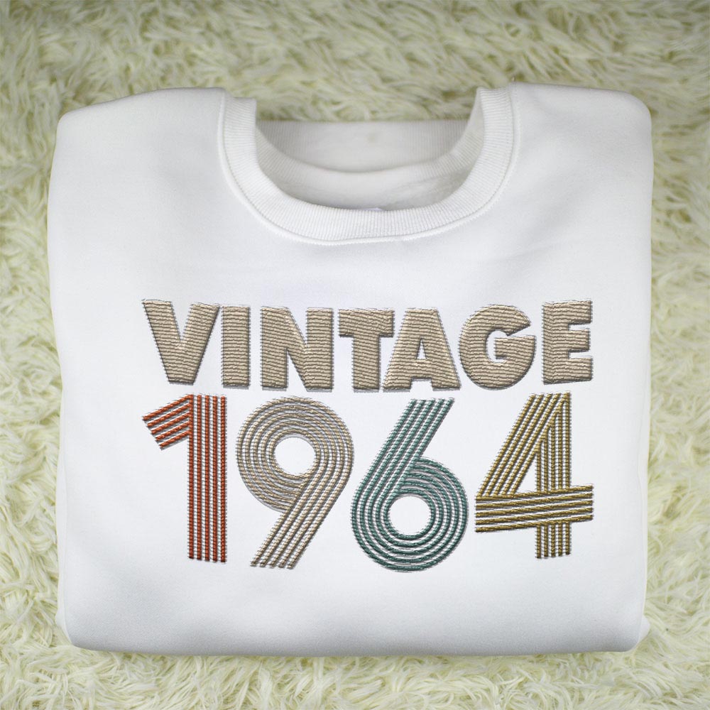 Vintaged 1964 Embroidered Sweatshirt