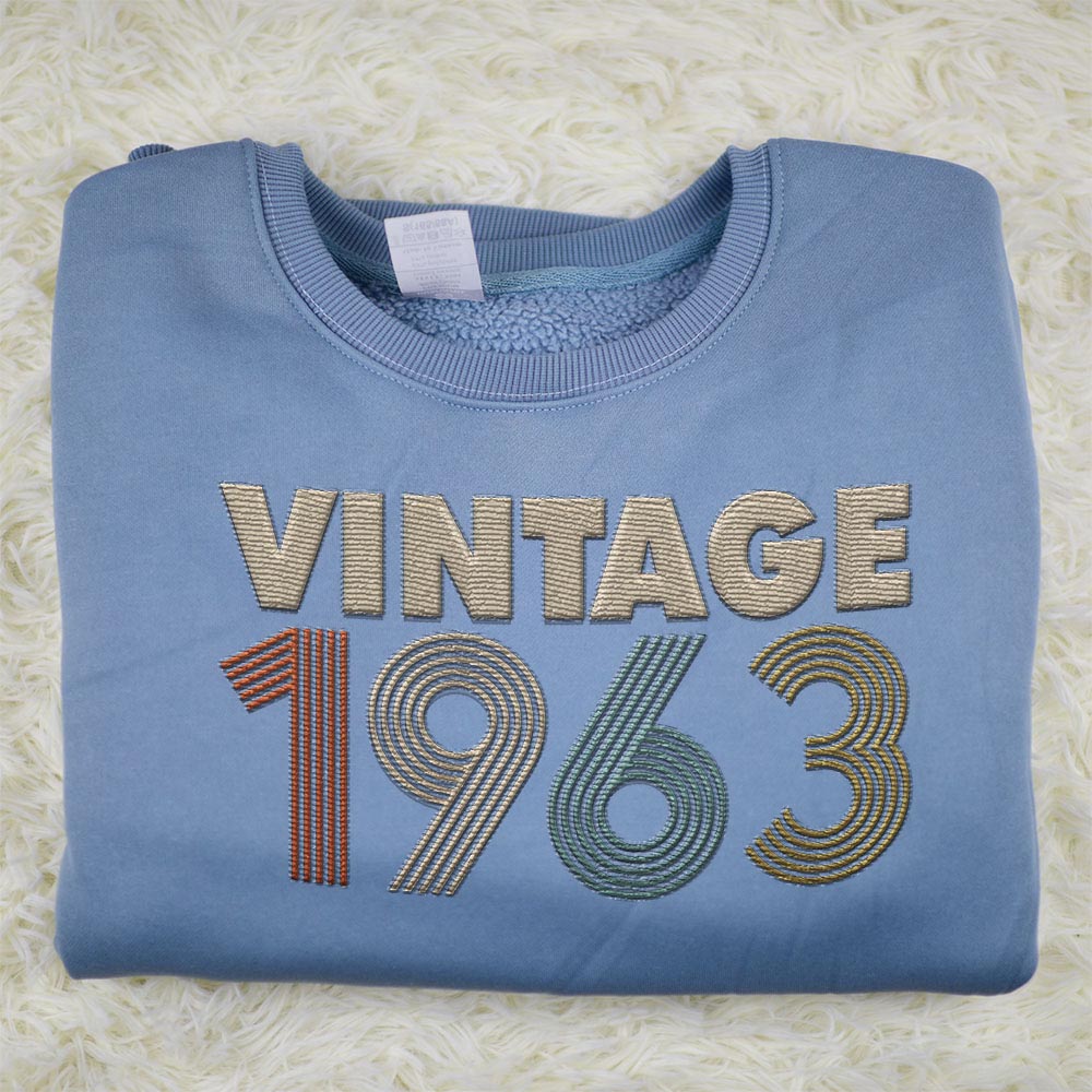 Vintaged 1963 Embroidered Sweatshirt