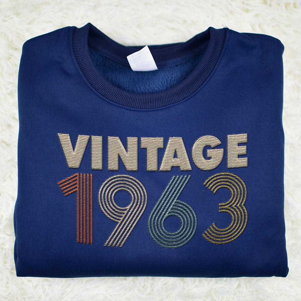 Vintaged 1963 Embroidered Sweatshirt