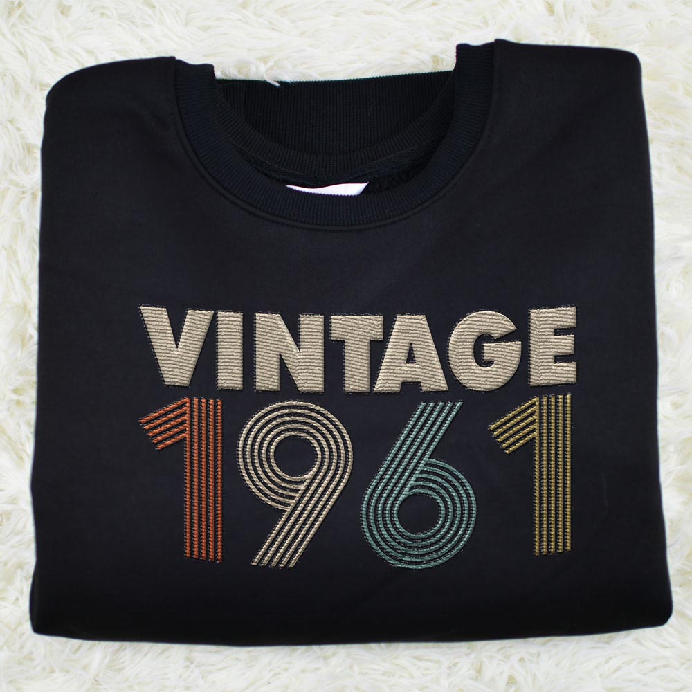 Vintaged 1961 Embroidered Sweatshirt