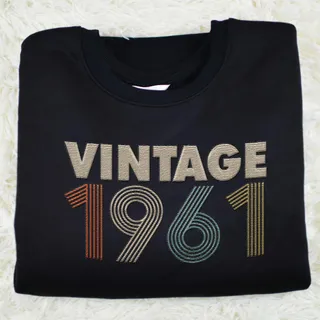 Vintaged 1961 Embroidered Sweatshirt
