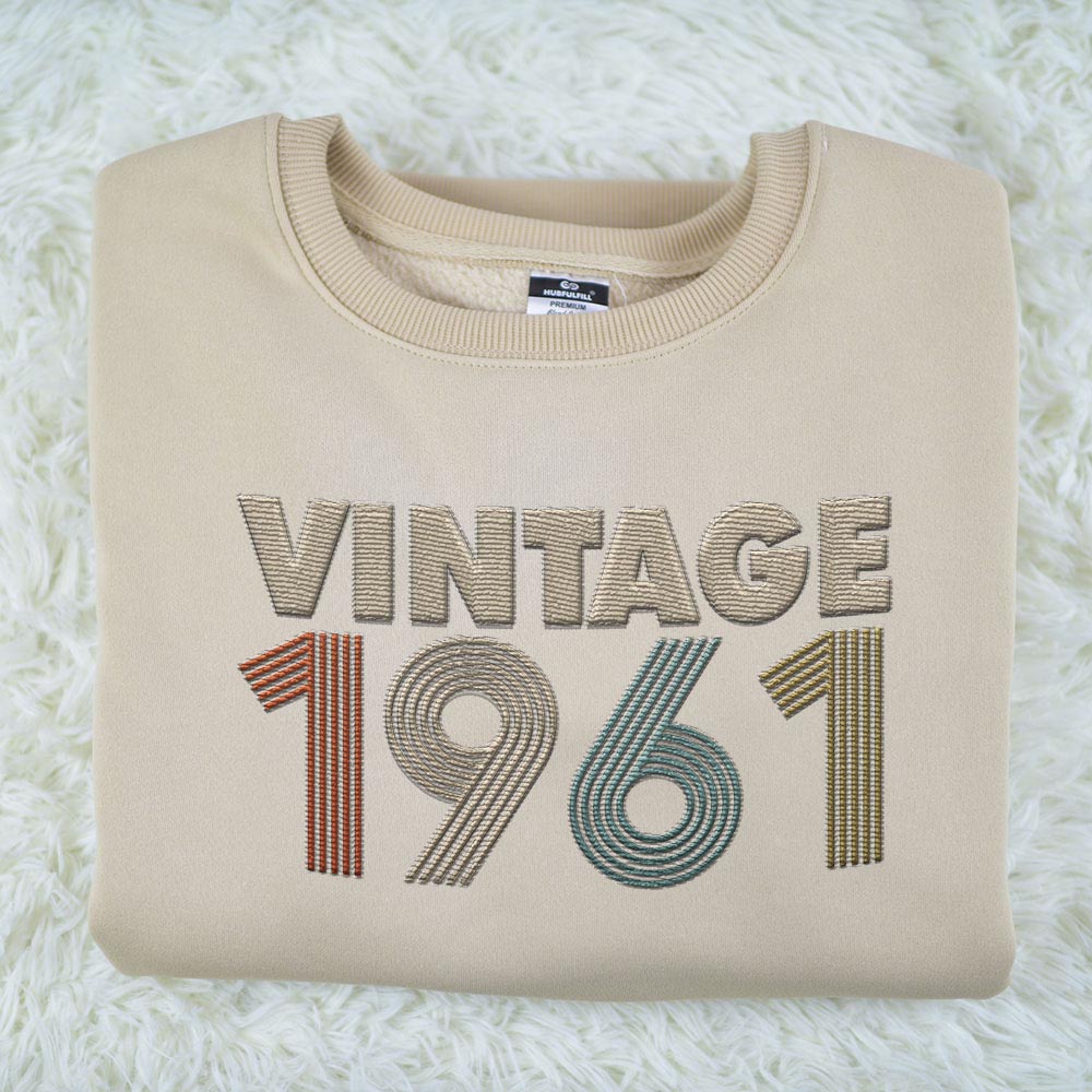 Vintaged 1961 Embroidered Sweatshirt