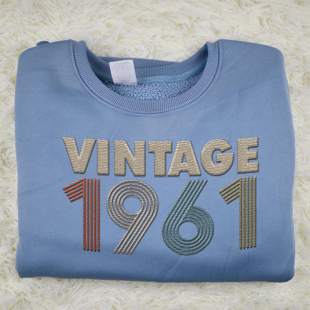 Vintaged 1961 Embroidered Sweatshirt