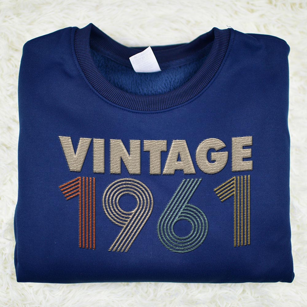 Vintaged 1961 Embroidered Sweatshirt