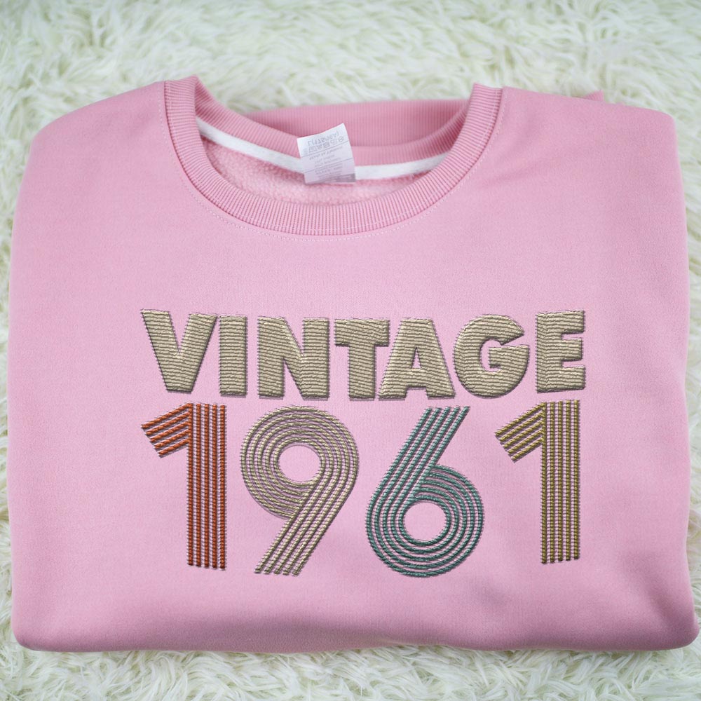 Vintaged 1961 Embroidered Sweatshirt