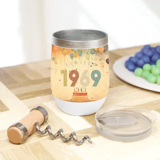 Limited 1969 Birthday Wine Tumbler