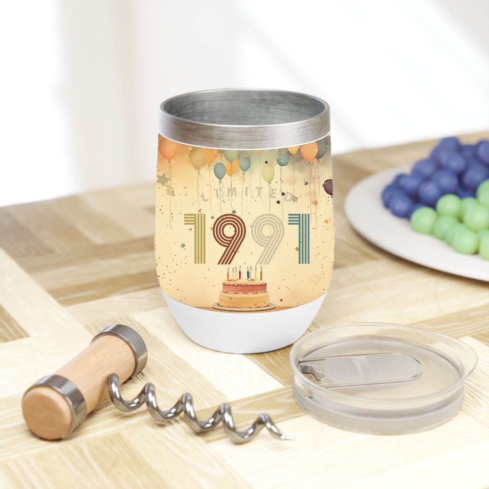 Limited 1991 Birthday Wine Tumbler