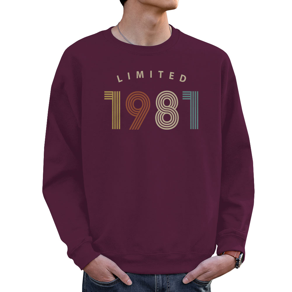 Limited 1981 Birthday Sweatshirt For Men Women