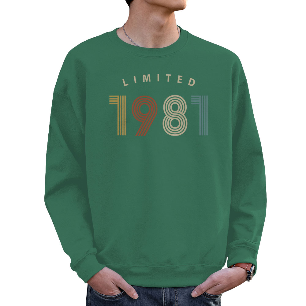 Limited 1981 Birthday Sweatshirt For Men Women