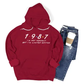 Not Perfect But Limited 1987 Birthday Hoodie – alternate