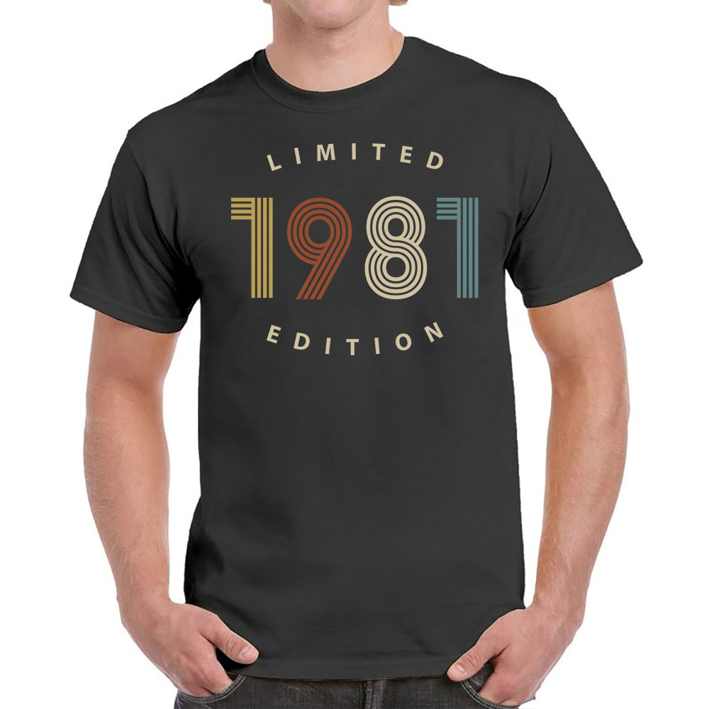 Limited Edition 1981 Birthday T-Shirt For Men Women
