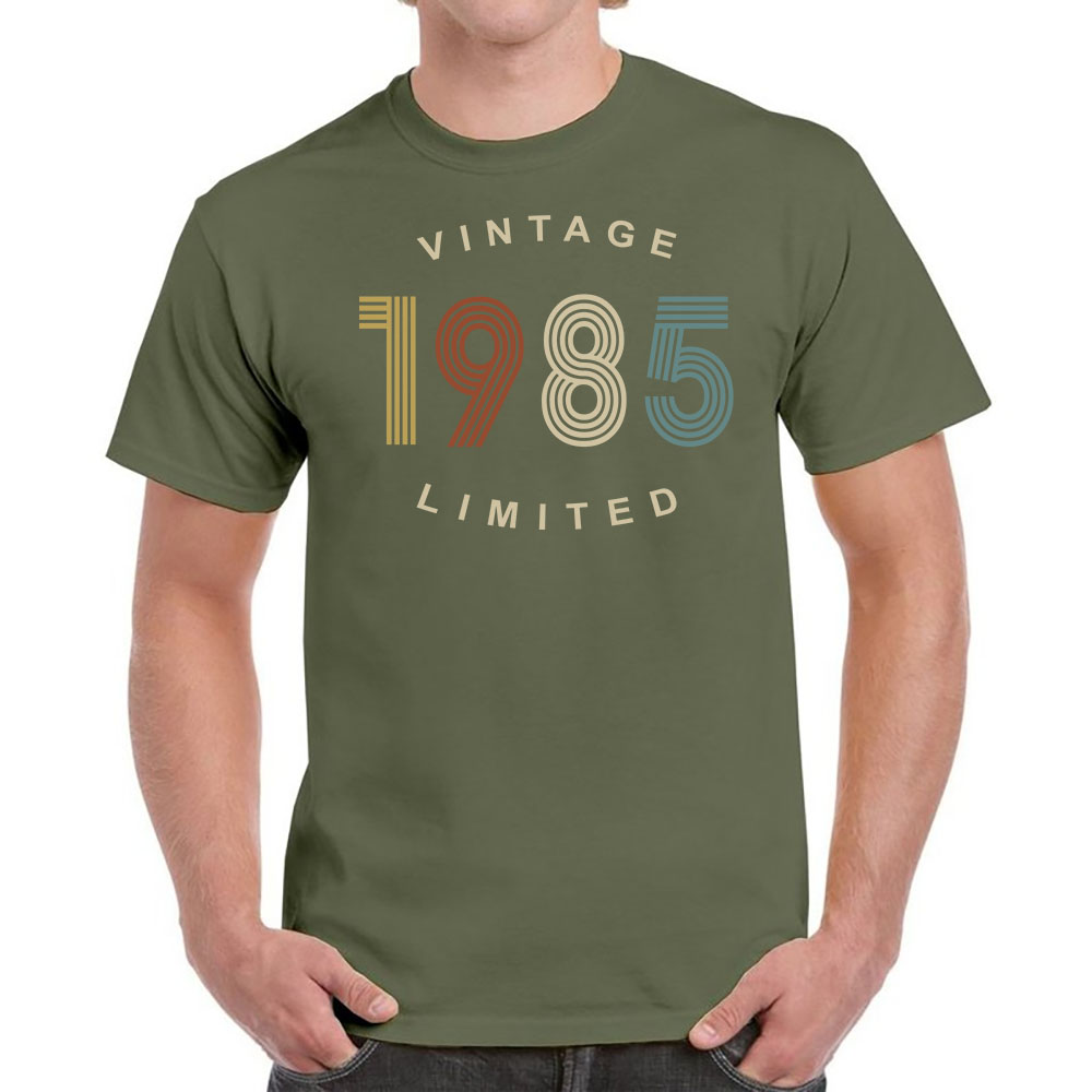 Vintage Limited 1985 Birthday T-Shirt For Men Women
