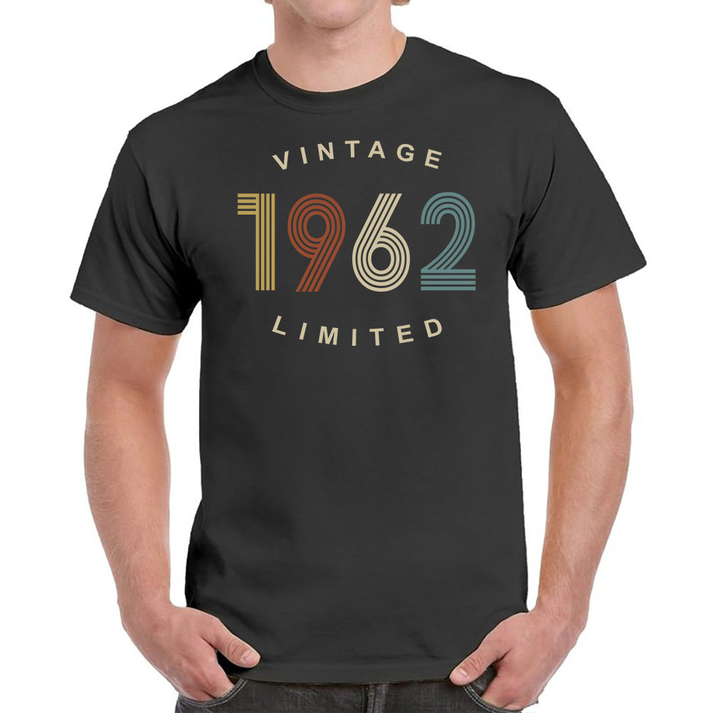 Vintage Limited 1962 Birthday T-Shirt For Men Women