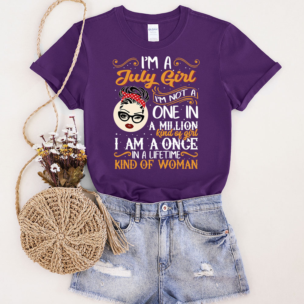 I'm A July  Girl Birthday T-Shirt