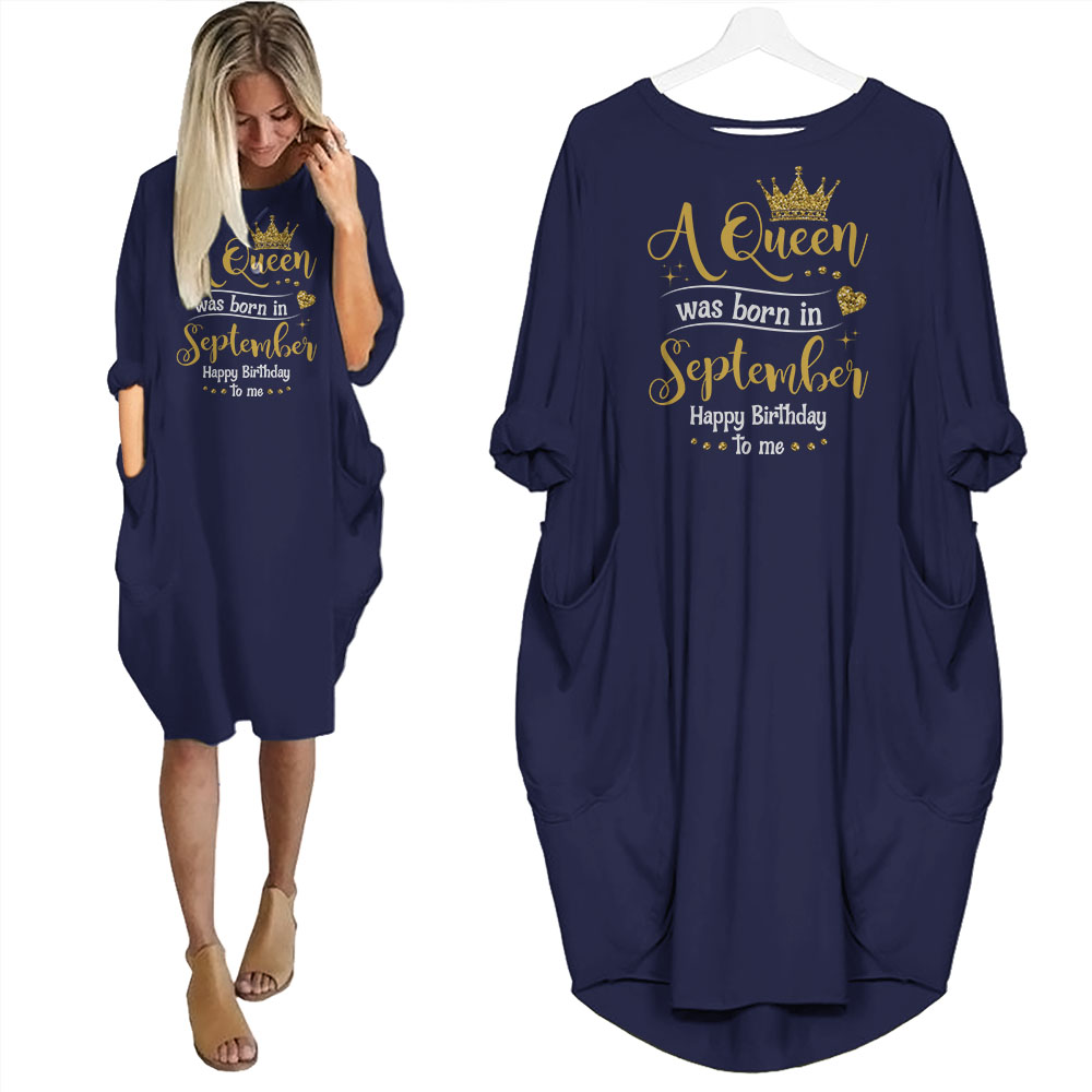 I'm September Queen Birthday Pocket Dress