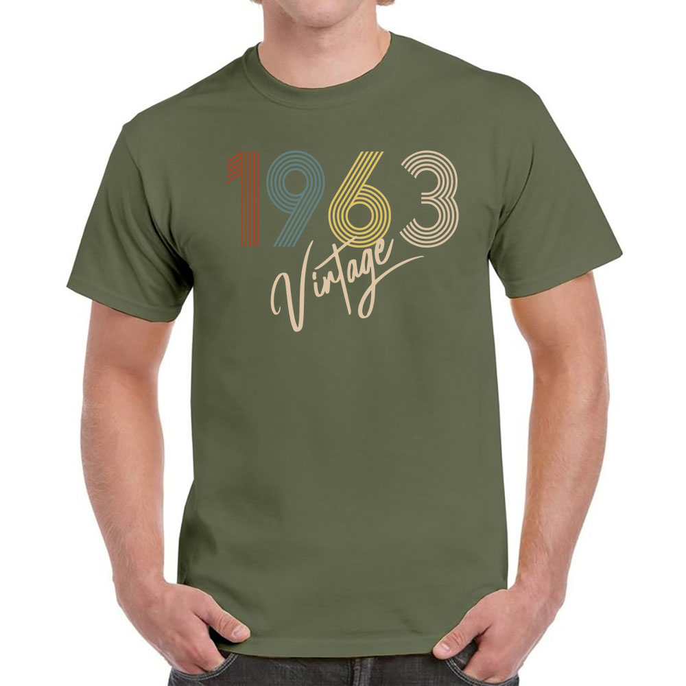 Limited Vintage 1963 Birthday T-Shirt For Men Women