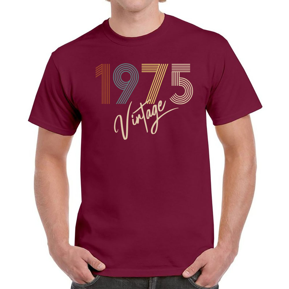 Limited Vintage 1975 Birthday T-Shirt For Men Women