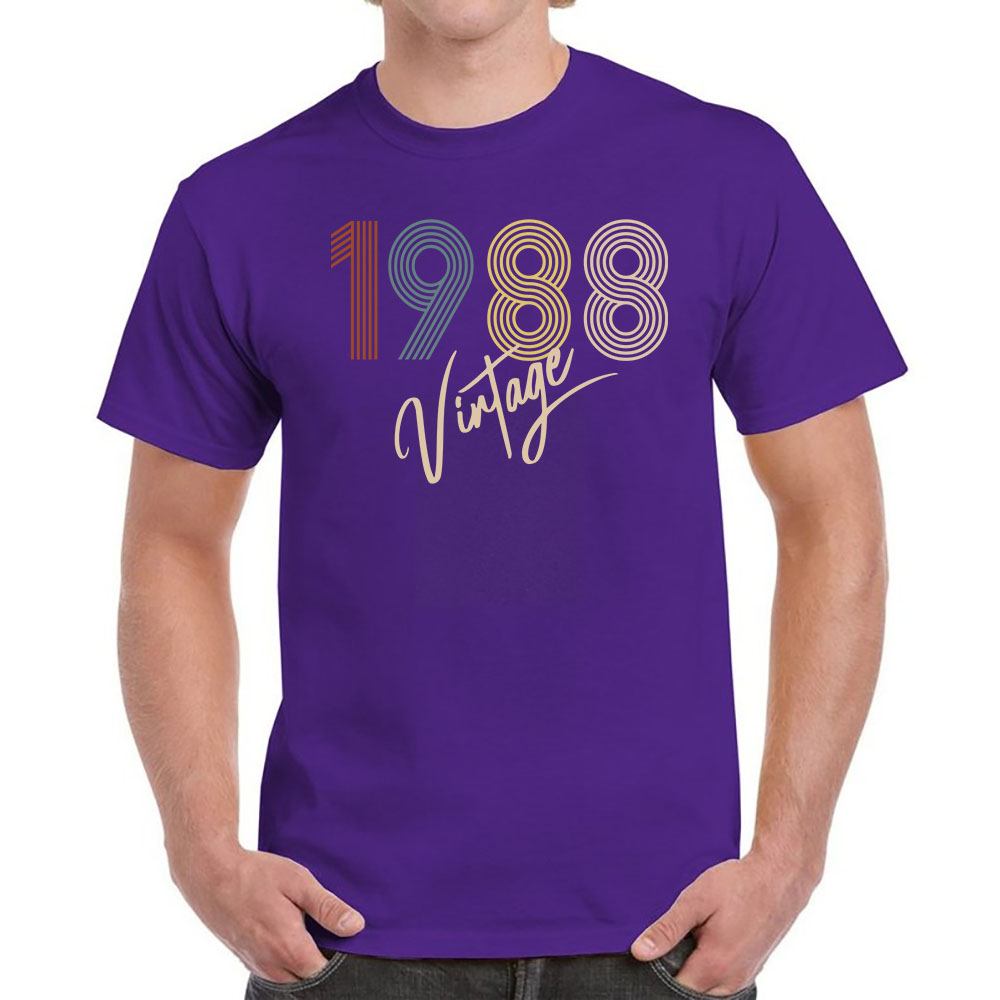 Limited Vintage 1988 Birthday T-Shirt For Men Women