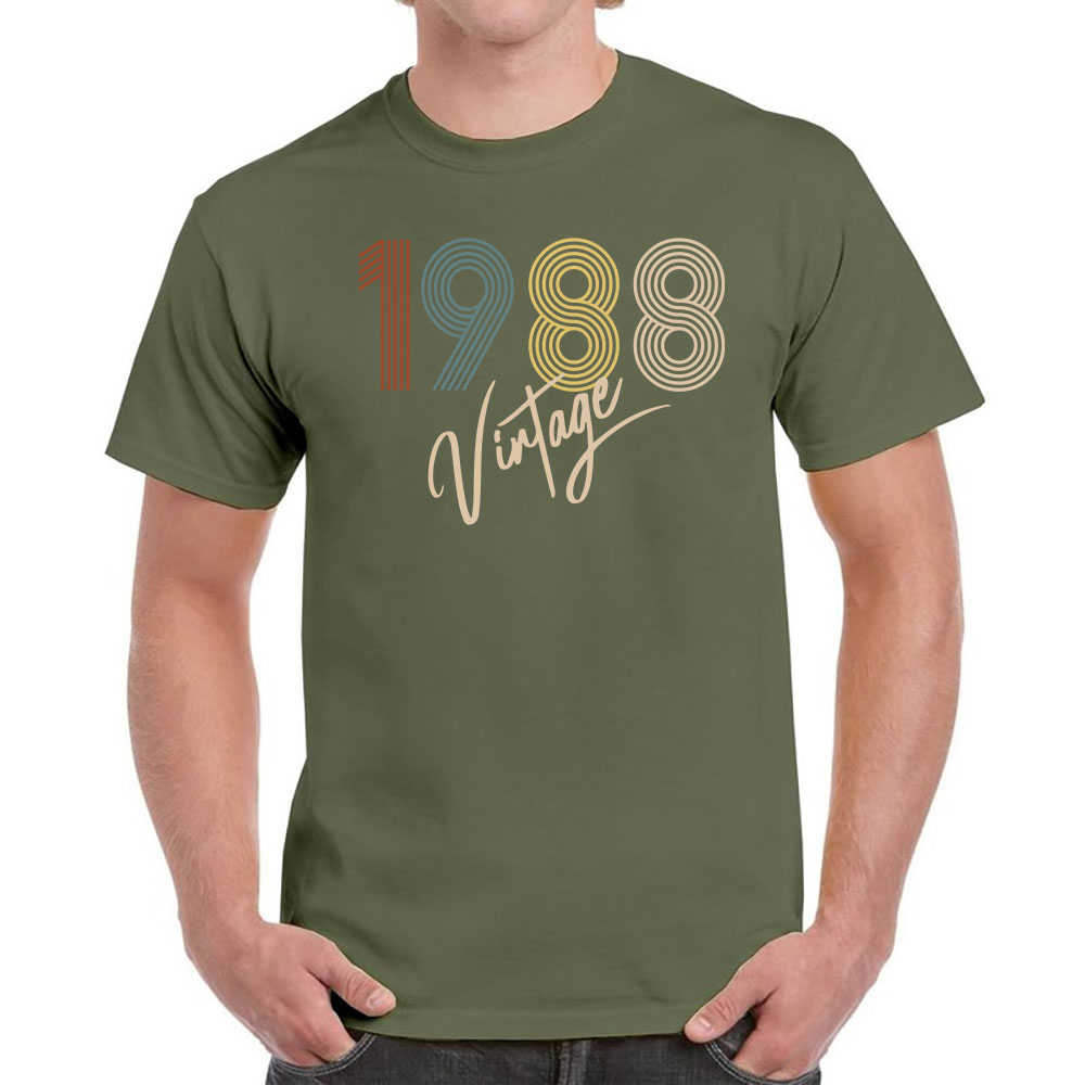 Limited Vintage 1988 Birthday T-Shirt For Men Women