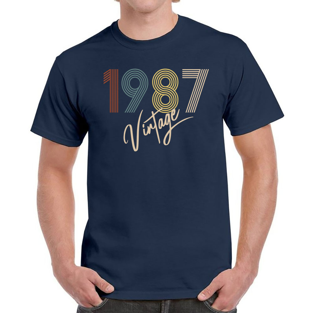 Limited Vintage 1987 Birthday T-Shirt For Men Women