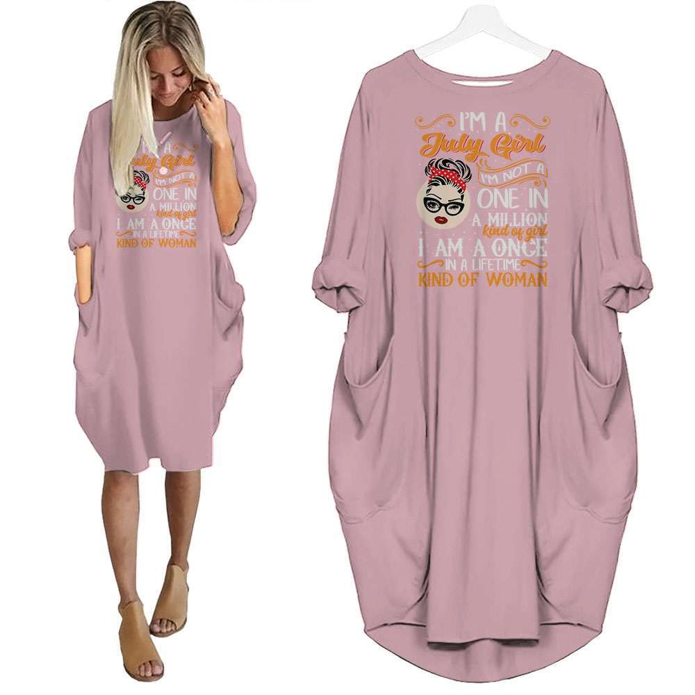 I'm July Girl Birthday Pocket Dress