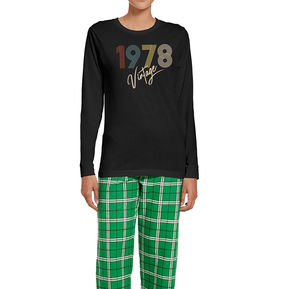 Limited Vintage 1978 Women's Pajamas Set