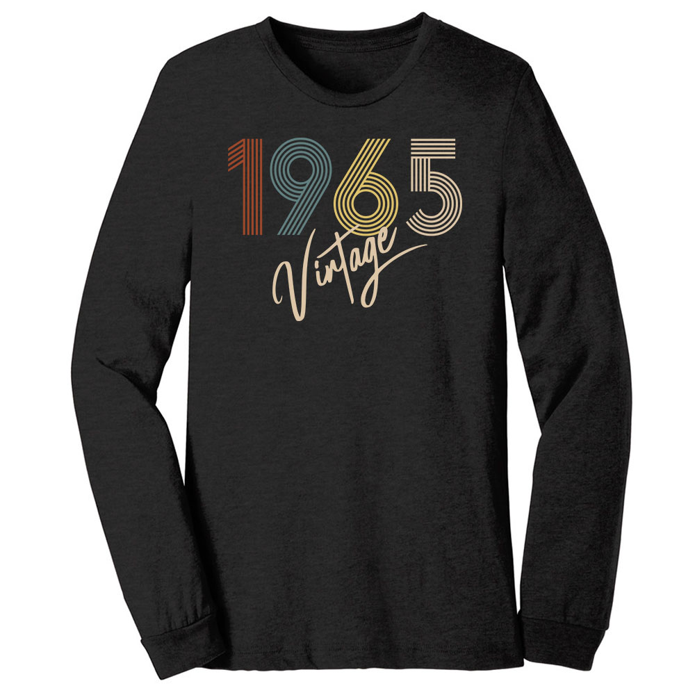 Limited Vintage 1965 Birthday Long Sleeve T-Shirt