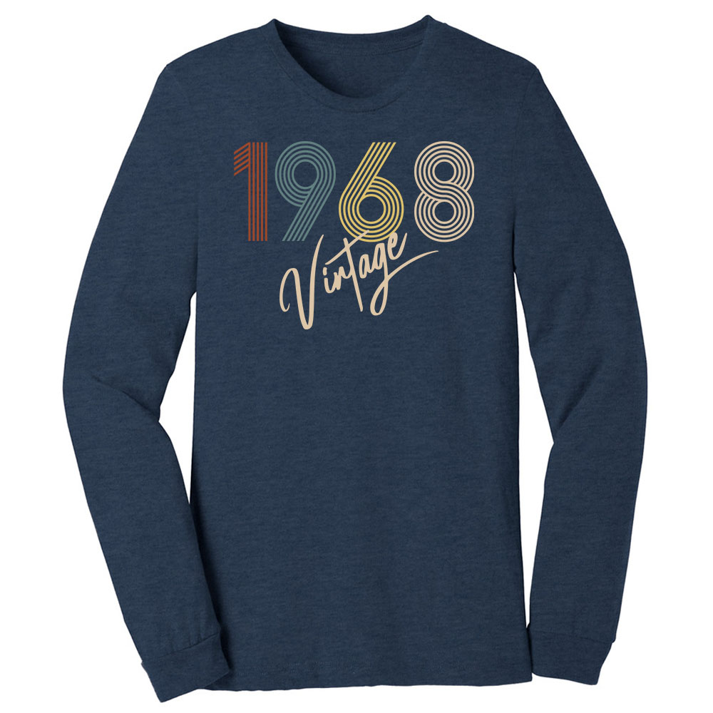 Limited Vintage 1968 Birthday Long Sleeve T-Shirt
