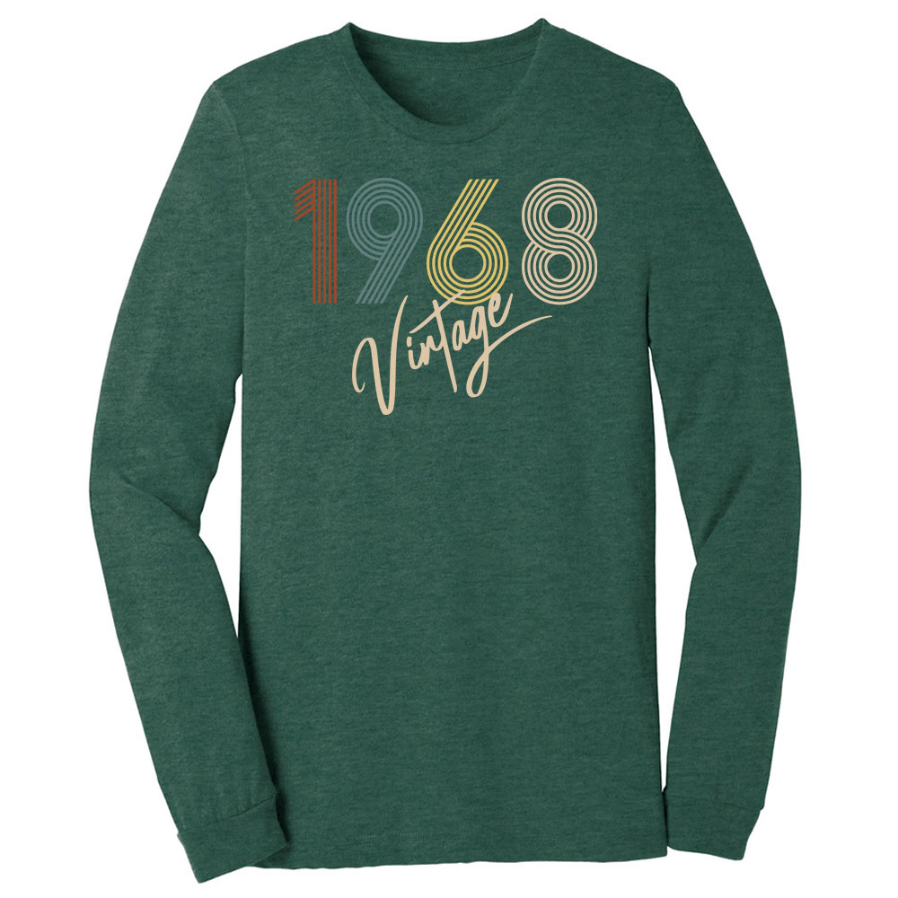 Limited Vintage 1968 Birthday Long Sleeve T-Shirt