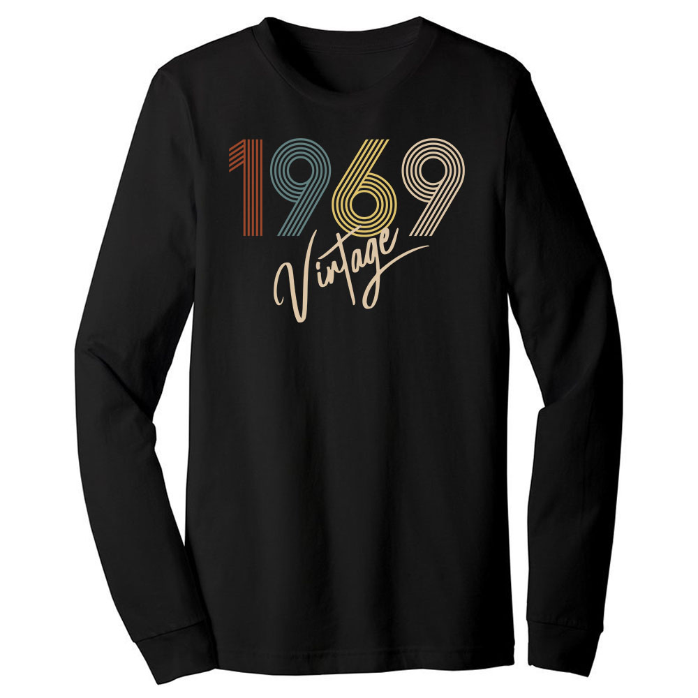 Limited Vintage 1969 Birthday Long Sleeve T-Shirt