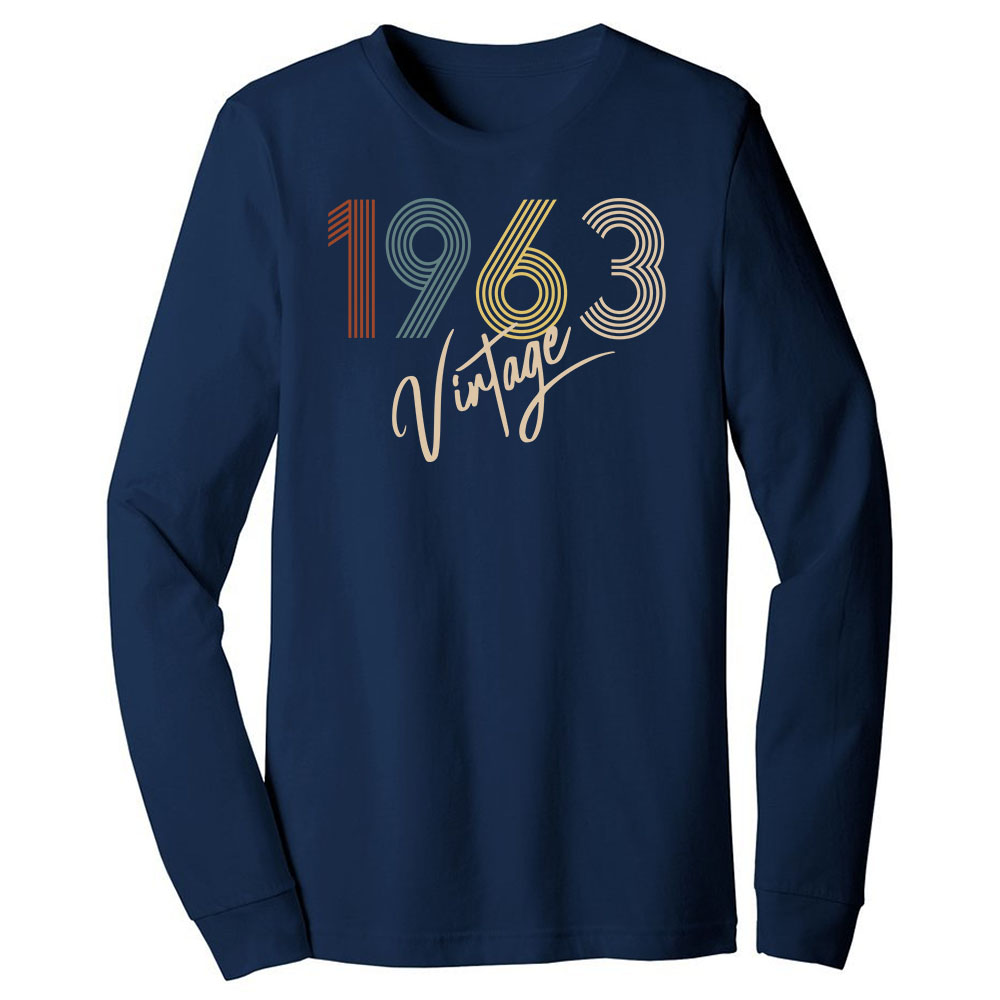 Limited Vintage 1963 Birthday Long Sleeve T-Shirt