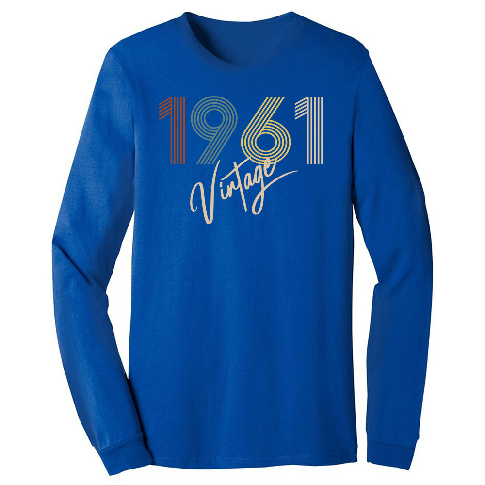 Limited Vintage 1961 Birthday Long Sleeve T-Shirt