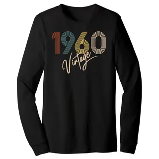 Limited Vintage 1960 Birthday Long Sleeve T-Shirt
