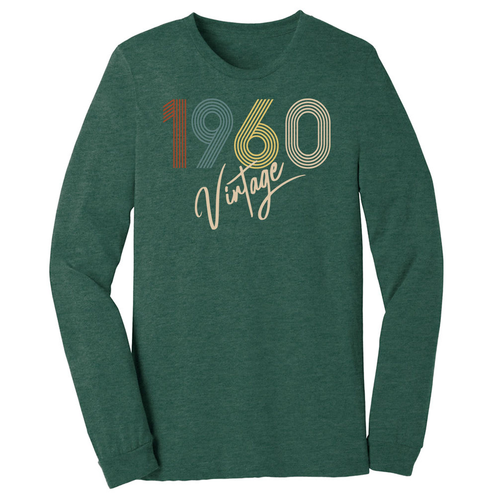 Limited Vintage 1960 Birthday Long Sleeve T-Shirt
