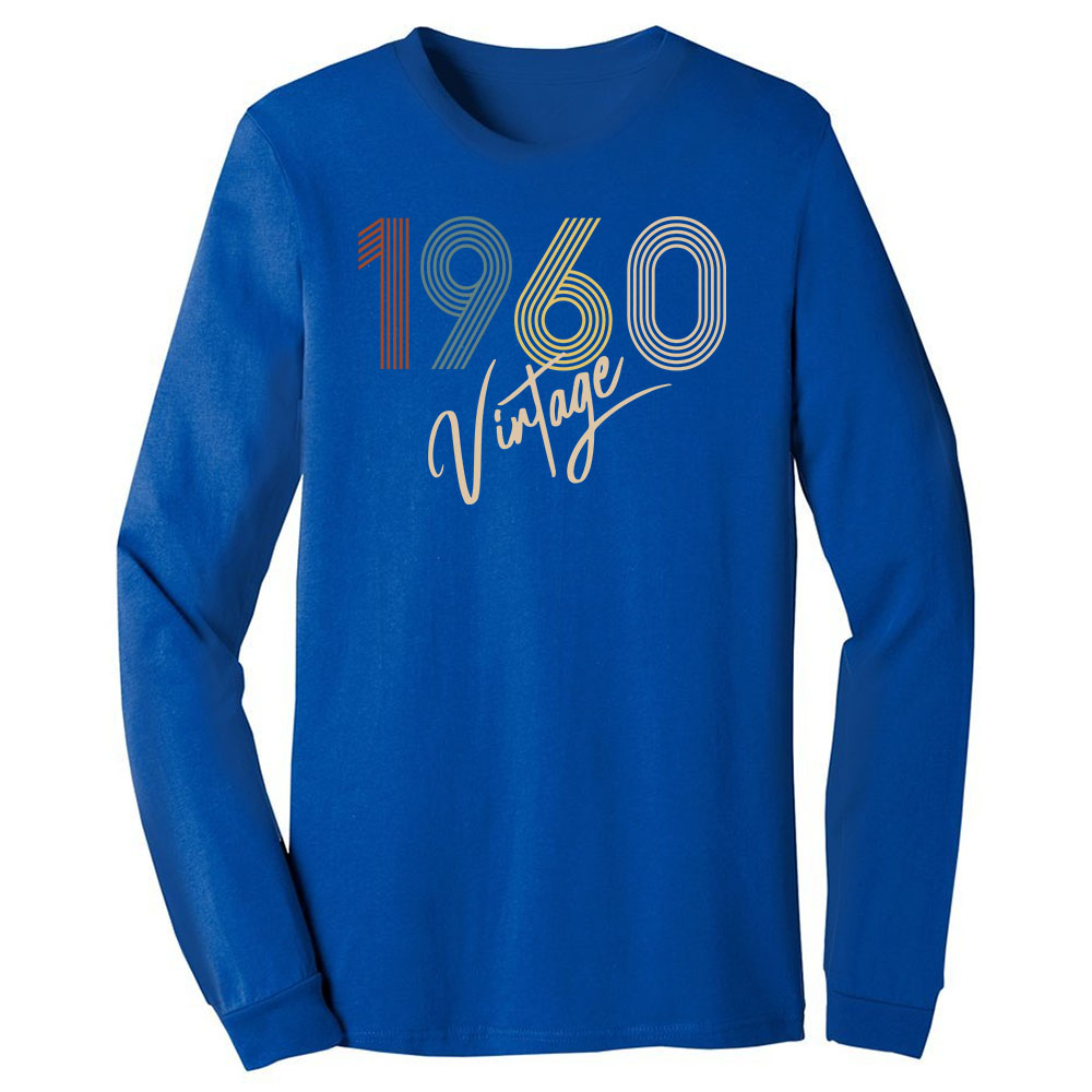 Limited Vintage 1960 Birthday Long Sleeve T-Shirt
