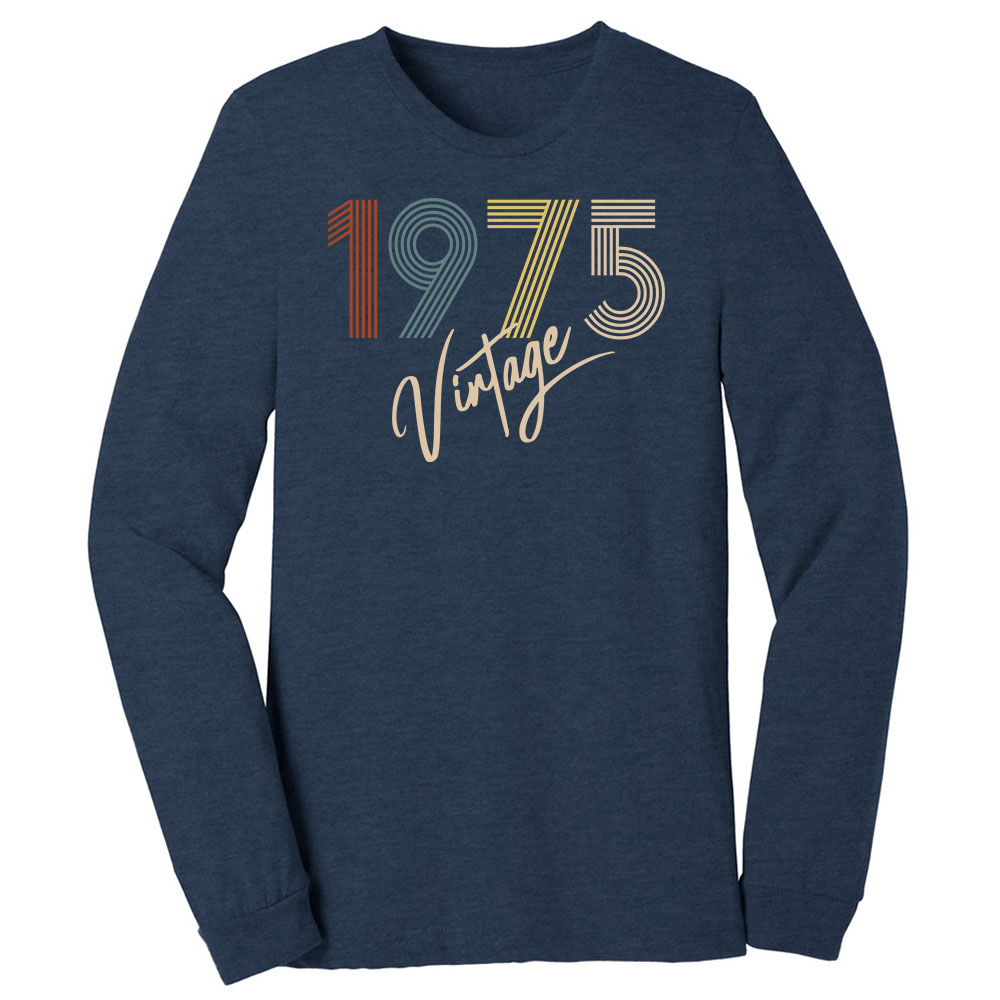 Limited Vintage 1975 Birthday Long Sleeve T-Shirt