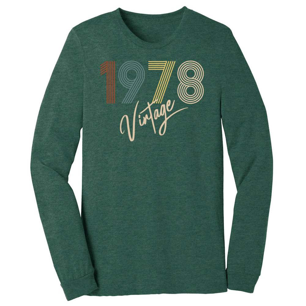 Limited Vintage 1978 Birthday Long Sleeve T-Shirt