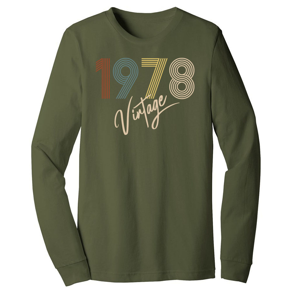 Limited Vintage 1978 Birthday Long Sleeve T-Shirt