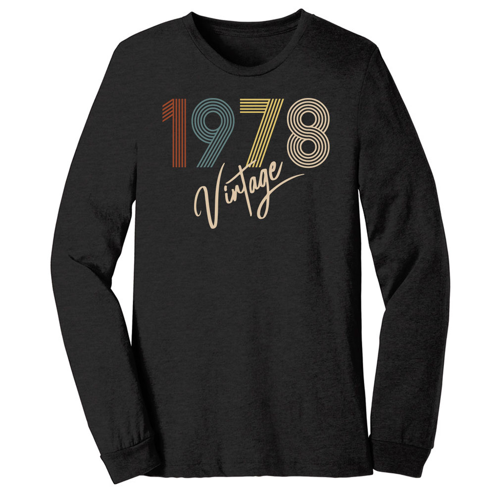 Limited Vintage 1978 Birthday Long Sleeve T-Shirt