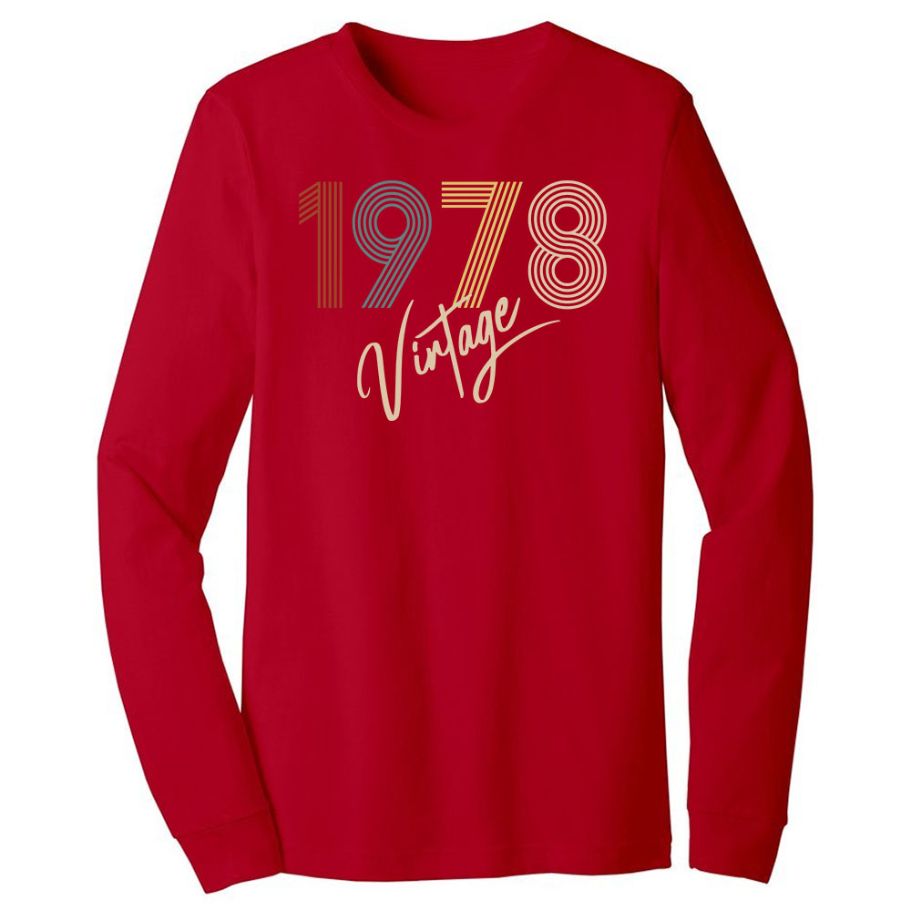Limited Vintage 1978 Birthday Long Sleeve T-Shirt