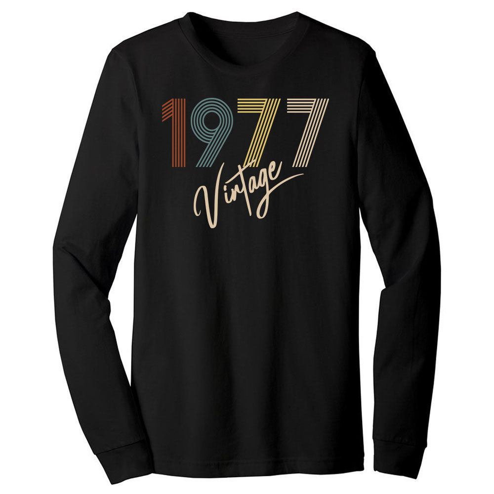 Limited Vintage 1977 Birthday Long Sleeve T-Shirt