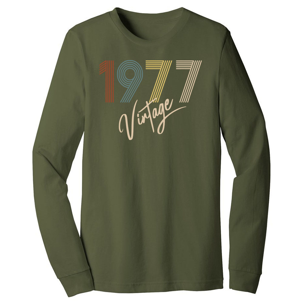 Limited Vintage 1977 Birthday Long Sleeve T-Shirt