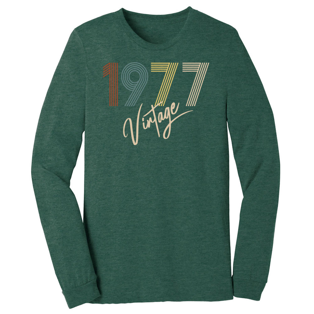 Limited Vintage 1977 Birthday Long Sleeve T-Shirt