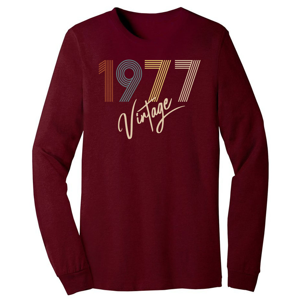 Limited Vintage 1977 Birthday Long Sleeve T-Shirt